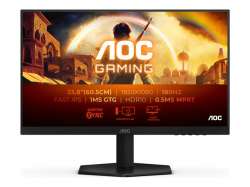 Монитор AOC 24G42E, 23.8" Fast IPS WLED, 1920x1080@@180Hz, 1ms GtG, 0.5ms MPRT, 300cd m/2, 1000:1, 80M:1 DCR, Adaptive Sync, FlickerFree, Low Blue Light, Tilt, HDMI, DP