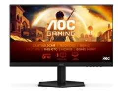 Монитор AOC 24G42E, 23.8" Fast IPS WLED, 1920x1080@@180Hz, 1ms GtG, 0.5ms MPRT, 300cd m/2, 1000:1, 80M:1 DCR, Adaptive Sync, FlickerFree, Low Blue Light, Tilt, HDMI, DP