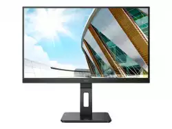 Монитор AOC 24P2QM, 23.8" VA WLED, 1920x1080@@75Hz, 4ms GtG, 300cd m/2, 3000:1, 50M:1 DCR, Adaptive Sync, Low Blue Light, FlickerFree, 2Wx2, Tilt, Height Adjust, Pivot, Swivel, D-SUB, DVI, HDMI, DP, USB hub