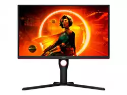 Монитор AOC 25G3ZM/BK, 24.5" VA WLED, 1920x1080@@240Hz, 1ms GtG, 0.5ms MPRT, 300cd m/2, 3000:1, 80M:1 DCR, AdaptiveSync, FlickerFree, Low Blue Light, Tilt, Height Adjust, Pivot, Swivel, 2xHDMI, DP, USB hub