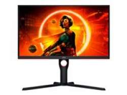 Монитор AOC 25G3ZM/BK, 24.5" VA WLED, 1920x1080@@240Hz, 1ms GtG, 0.5ms MPRT, 300cd m/2, 3000:1, 80M:1 DCR, AdaptiveSync, FlickerFree, Low Blue Light, Tilt, Height Adjust, Pivot, Swivel, 2xHDMI, DP, USB hub