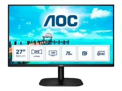 Монитор AOC 27B2QAM 27inch VA FHD 75Hz 250 cd/m2 4ms D-SUB HDMI DP Speakers