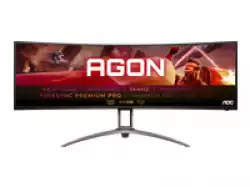 Монитор AOC AG493UCX 49inch VA Super UltraWide 5120x1440 32:9 550nits 120Hz 3000:1 1ms 2xHDMI 2xDP 3xUSB Black