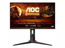 Монитор AOC C24G2U/BK 23.8inch VA Curved 1920x1080 130MM 165Hz 1ms MPRT FreeSync Premium USB HUB SPEAKERS DPx1 HDMIx2 VESA 100x100 GAMING