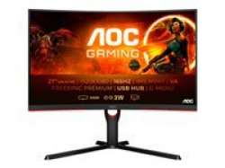Монитор AOC C27G3U/BK 27inch FHD VA 165Hz 4ms 250cd/m2 HDMIx2 DP USB 3.2x4