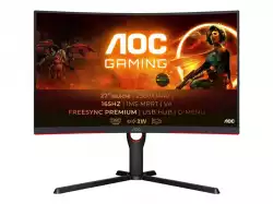 Монитор AOC CQ27G3SU/BK 27inch QHD VA 165Hz 4ms 300cd/m2 HDMIx2 DP USB 3.2x4