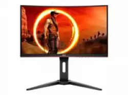 Монитор AOC LED C27G1 Curved Gaming (27“, 16:9, 1920x1080, VA, 144Hz, 250  cd/m², 3000:1, 80M:1, 1 ms, 178/178°, VGA, 2xHDMI, DP, Audio OUT, Tilt: -5/+35°, Swivel, Tilt, H. Adjust, VESA, Ergonomic, Borderless) Black-Red, 3y