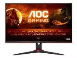 Монитор AOC Q27G2E/BK 27inch 2560x1440 VA Flat Fixed base tilt DP 2xHDMI Brightness 250cd/m2