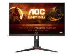 Монитор AOC Q27G2U/BK 27 VA WLED 2560x1440 144Hz sRGB Coverage 121 1 ms 250 cd/m 178/178 º Removable stand VESA 2xHDMI DP USB hub