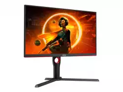 Монитор AOC Q27G3XMN/BK, 27" VA Backlight type MiniLED, 2560x1440@@180Hz, 1ms GtG, 1000cd/m2, 3000:1, DCR 80M:1, Adaptive Sync, FlickerFree, Low Blue Light, Tilt, Height Adjust, Pivot, Swivel, 2xHDMI, DP