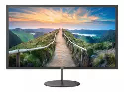 Монитор AOC Q32V4, 31.5" IPS WLED, 2560x1440@@75Hz, 4ms GTG, 250cd/m2, 1000:1, 20M:1 DCR, Adaptive Sync, FlickerFree, Low Blue Light, 2Wx2, Tilt, HDMI, DP