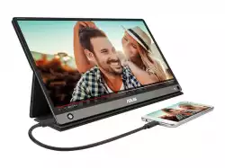 Монитор ASUS MB16AHP 15.6inch Portable built-in battery WLED IPS 16:9 5ms 60Hz -1920x1080 220cd m2 USB Type-C adapter USB Type-A 3Y