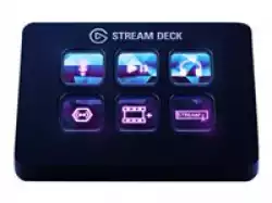 Corsair Elgato Stream Deck Mini, 6 fully customizable LCD keys at your fingertips. All poised to trigger unlimited actions upon a single tap