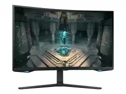 Монитор Samsung 32BG650 32" Odyssey G6 Smart, Curved 1000R, VA, 240 Hz, 1 ms GTG, 2560x1440, 350 cd/m2, 2500:1 Contrast, Eye Saver, Flicker Free, AMD FreeSync Premium Pro, DP 1.4, 2xHDMI 2.1, 2xUSB, Wi-Fi, Bluetooth, Speakers, Tizen, Black