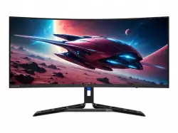 Монитор LENOVO Legion R34w-30 34inch VA 21:9 3440x1440 180Hz 350cd/m2 3000:1 0.5ms 2xHDMI 2.1 1xDP 1.4 99 sRGB 3Wx2 3y