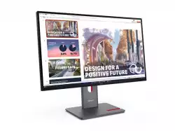 Монитор Lenovo ThinkVision E27Q-40 27" IPS, WLED, 2560x1440, 16:9, 100Hz, 4ms, 350 cd/m2, 1500:1, Speakers 2Wx2, HDMI, DP, Tilt, Swivel, Pivot, Height Adjust Stand