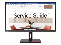 Монитор Lenovo ThinkVision S24i-30 23.8" IPS, WLED, 16:9, 1920x1080, 6ms, 1300:1, 100Hz, HDMI, VGA, Tilt Stand
