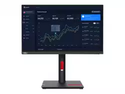 Монитор LENOVO ThinkVision T22i-30 21.5inch IPS нарушена опаковка FHD WLED 250cd/m2 4ms HDMI DP VGA 4xUSB 3.2 USB-B 3.2Raven Black