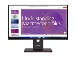 Монитор LENOVO ThinkVision T24D-40 23.8inch IPS 16:9 1920x1080 120Hz 250cd/m²  1500:1 6ms 2xUSB-C 3xUSB-A 1xHDMI 1xDP 99% sRGB eclipse black