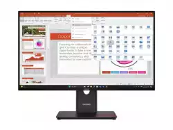 Монитор Lenovo ThinkVision T27-40 27" IPS, WLED, 1920x1080, 4ms, 48Hz - 120Hz, 300 cd/m2, 1500:1, HDMI, DP, VGA, USB hub, Tilt, Swivel, Pivot, Height Adjust Stand