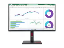 Монитор Lenovo ThinkVision T32h-30 31.5" IPS, WLED, 16:9, 2560x1440, 4ms, 1000:1, 60Hz, 350 cd/m2, USB-C, HDMI, DP, RJ45, Tilt, Swivel, Pivot, Height Adjust Stand