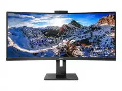 Монитор PHILIPS 346P1CRH/00 34inch USB-C DOCKING DISPLAY 3440x1440 CURVED VA 5ms GtG HAS USB-C/DP In+Out/HDMI RJ45 USB HUB Speakers VESA