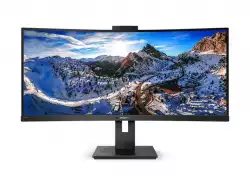 Монитор PHILIPS 346P1CRH/00 34inch USB-C DOCKING DISPLAY 3440x1440 CURVED VA 5ms GtG HAS USB-C/DP In+Out/HDMI RJ45 USB HUB Speakers VESA