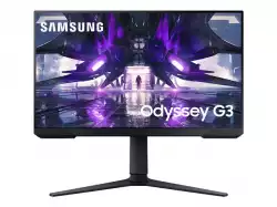 Монитор Samsung 24G30A 24" Odyssey G3, VA, 144 Hz, 1 ms (MPRT), 250 cd/m2, 3000: 1, 1920x1080, Mega DCR, AMD FreeSync Premium, Display Port, HDMI, Black