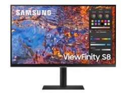 Монитор Samsung 27B800, 27" IPS LED, 60 Hz, 5 ms GTG, 3840x2160, 300 cd/m2, Flicker Free, PBP, PIP, USB-C 90W, 3xUSB 3.0, Display Port 1.4, 2xHDMI 2.2, Black