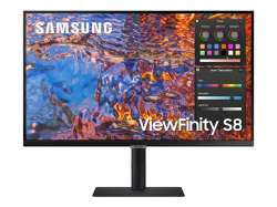 Монитор Samsung 27B800, 27" IPS LED, 60 Hz, 5 ms GTG, 3840x2160, 300 cd/m2, Flicker Free, PBP, PIP, USB-C 90W, 3xUSB 3.0, Display Port 1.4, 2xHDMI 2.2, Black