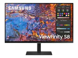 Монитор SAMSUNG Viewfinity S8 S80PB 32inch 16:9 3840x2160 IPS 5ms HDR400 HAS/Swivel/Pivot/Tilt HDMI/DP/USB-C 90W/LAN USB3 Hub