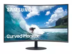 Монитор SAMSUNG LC27T550FDRXEN 27inch Curved FHD 1920x1080 16:9 3000:1 DP HDMI VGA Audio