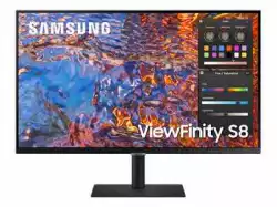 Монитор SAMSUNG Viewfinity S8 S80PB 32inch 16:9 3840x2160 IPS 5ms HDR400 HAS/Swivel/Pivot/Tilt HDMI/DP/USB-C 90W/LAN USB3 Hub