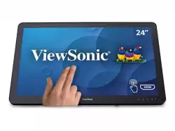 Монитор VIEWSONIC TD2430 24inch FHD 1920x1080 VA 10-Point Multitouch 200nits VGA HDMI DisplayPort 2xUSB speakers bookstand style