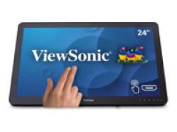 Монитор VIEWSONIC TD2430 24inch FHD 1920x1080 VA 10-Point Multitouch 200nits VGA HDMI DisplayPort 2xUSB speakers bookstand style