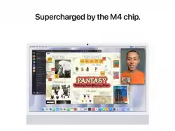 Настолен Компютър APPLE 24inch iMac with Retina 4.5K display: M4 chip with 10-core CPU and 10-core GPU 24GB 512GB SSD Silver