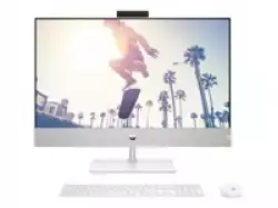 Настолен Компютър HP Pavilion All-In-One Intel Core i7-13700T 27inch FHD Glossy IPS Touch 16GB RAM 1TB SSD FREE DOS Snowflake White (BG)