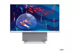 Настолен Компютър LENOVO YOGA AIO AMD Ryzen 7 8845HS 27inch QHD AG 32GB DDR5 1TB PCIe W11H Cloud Grey