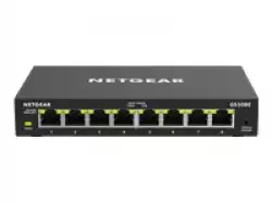 NETGEAR 8-Port Gigabit Ethernet Smart Managed Plus Switch for SMB Metal Case Desktop Fanless