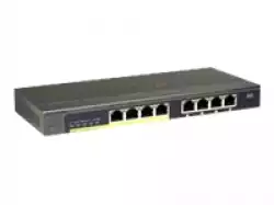 NETGEAR 8-Port Gigabit Plus Ethernet Switch 4xPoE - Network Surveillance QoS VLAN GreenPowerSaving - Desktop - fanless