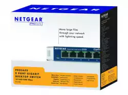 NETGEAR Gigabit Switch 8xRJ45 10/100/1000 8port Lifetime Warranty EN