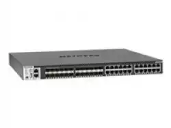 NETGEAR M4300-24X24F Stackable Managed Switch with 48x10G incl. 24x10GBASE-T and 24xSFP+ Layer 3 SDN-ready Open Flow 1.3