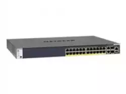 NETGEAR M4300-28G-PoE+ 1000W PSU Stackable Managed Switch mit 24x1G PoE+ + 4x10G incl. 2x10GBASE-T + 2xSFP+ Layer 3