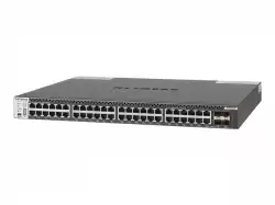 NETGEAR M4300-48X 48x10G 48x10GBASE-T 4xSFP+ stackable Mng. Switch for Server Aggregation XSM4348CS 1U Rack SDN-ready Open Flow 1.3