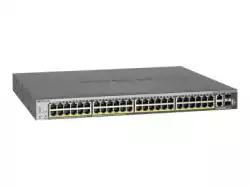 NETGEAR ProSAFE S3300 52Port stackable PoE Smart Switch w/ 4x10G Ports 2 x 10GBase-T and 2 x SFP+ for stacking and/or uplinks