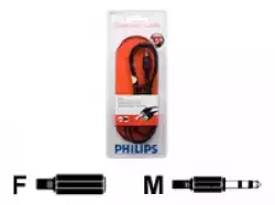 Philips 1,5 m Headphone Extension Cable (3,5 mm M - 3,5mm F)