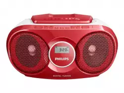 Philips CD Player, Radio (Dynamic Bass Boost, FM Stereo Tuner, CD Shuffle/Repeat Function, 20-Track CD Programmable, 3.5-mm Audio-In