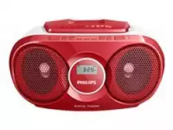 Philips CD Player, Radio (Dynamic Bass Boost, FM Stereo Tuner, CD Shuffle/Repeat Function, 20-Track CD Programmable, 3.5-mm Audio-In