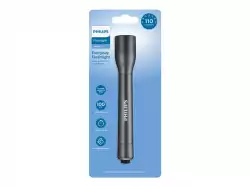 PHILIPS Flashlight LED IPX4 100M beam distance 2AA batteries included
