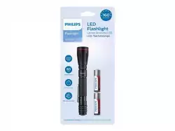 PHILIPS Flashlight LED IPX4 batteries 2AA included